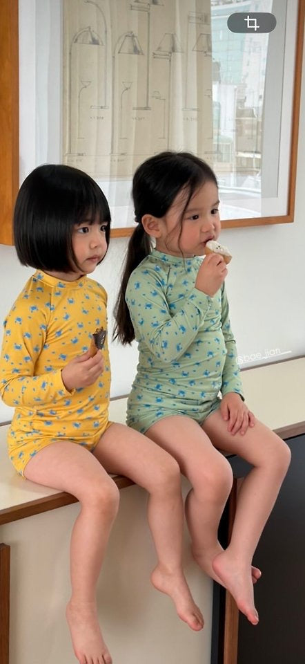 Crab Rash Guard Set-minibonbon-36