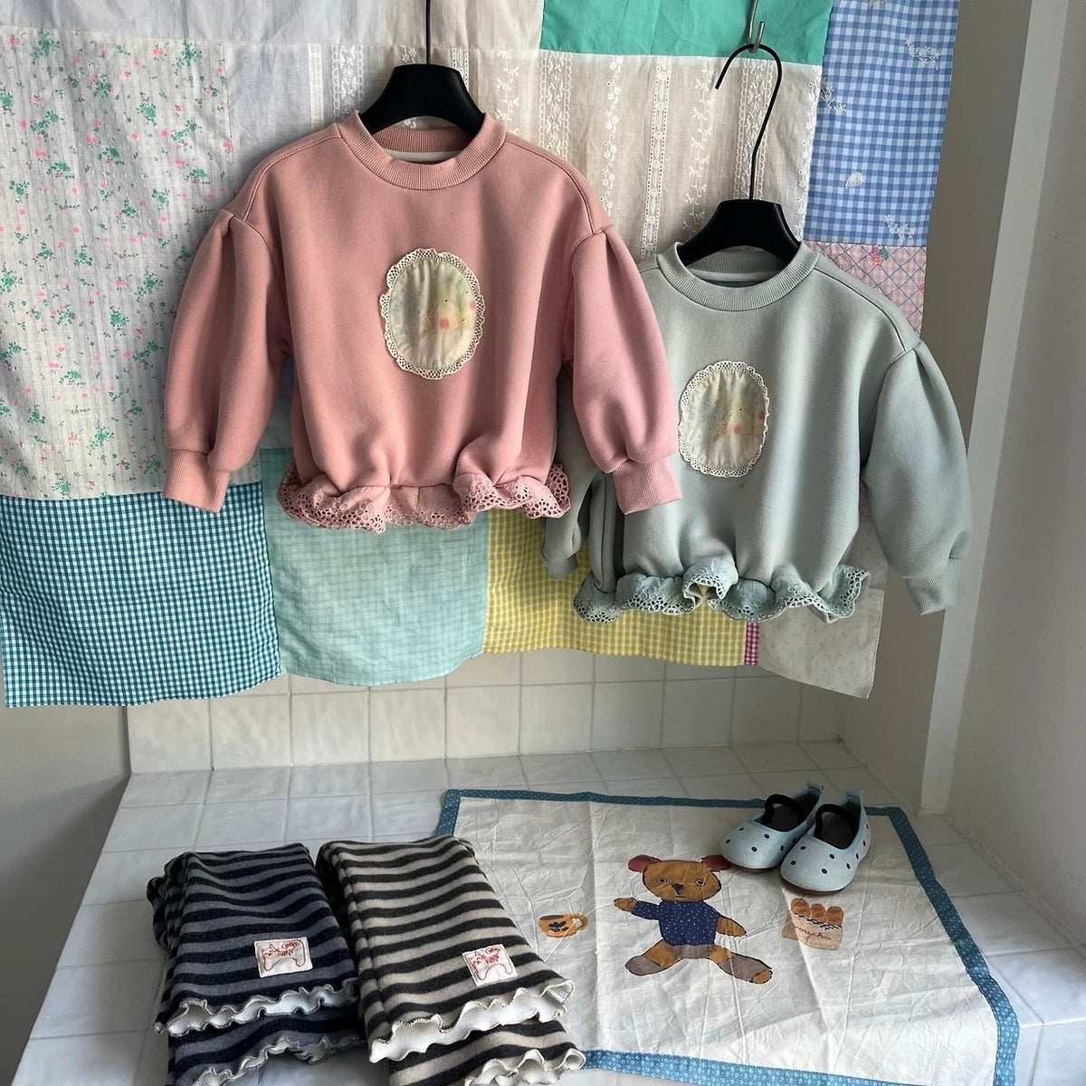 Angel Lace Brushed Sweatshirt-aiai-3