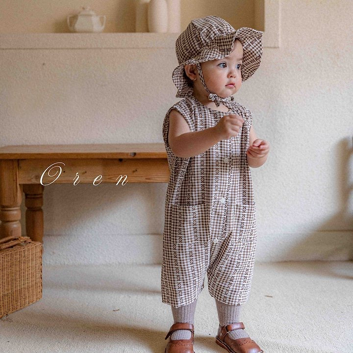 camille bucket Hat (baby) - OREN / 3-17