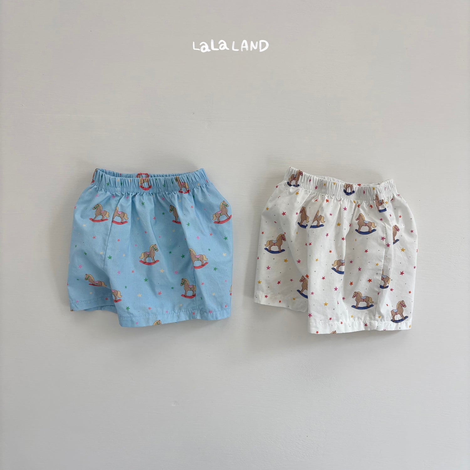 bebe bear print shorts-lalaland-60