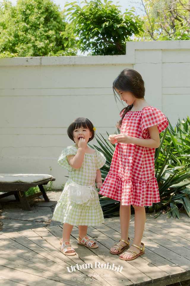 Seersucker Check One-piece-urban rabbit-2-2