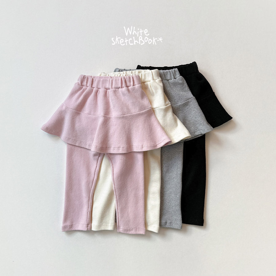 Flared Skirt Leggings-WSB-47