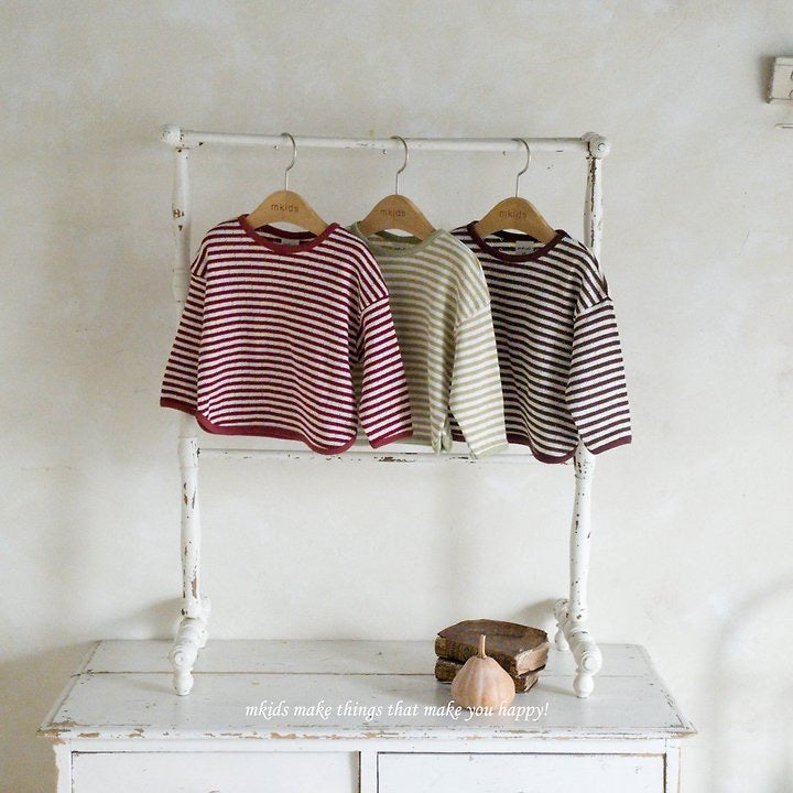 Bonbon Stripe Tee - MKIDS - 035