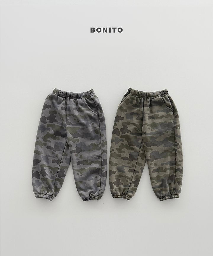 Cloud Camo Jogger Pants - BONITO - 045