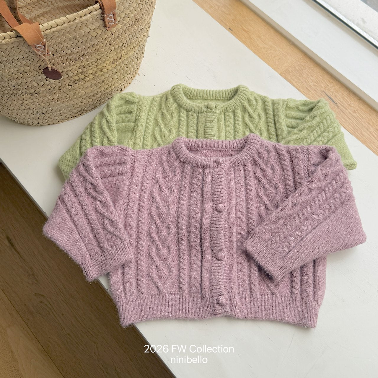 Mauve Knit Cardigan-ninibello-47
