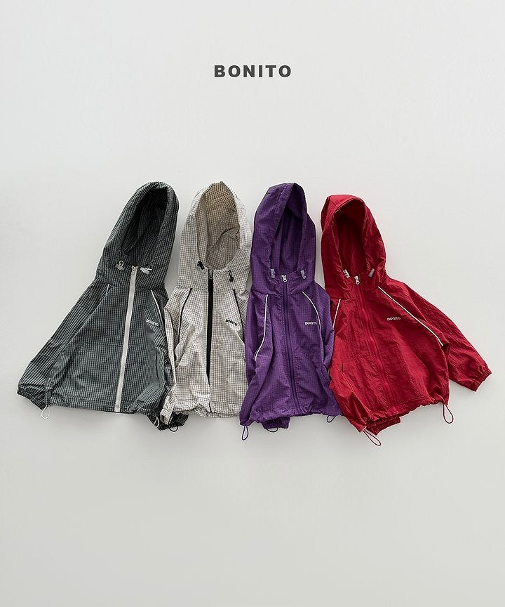 Check Piping Windbreaker - BONITO - 044