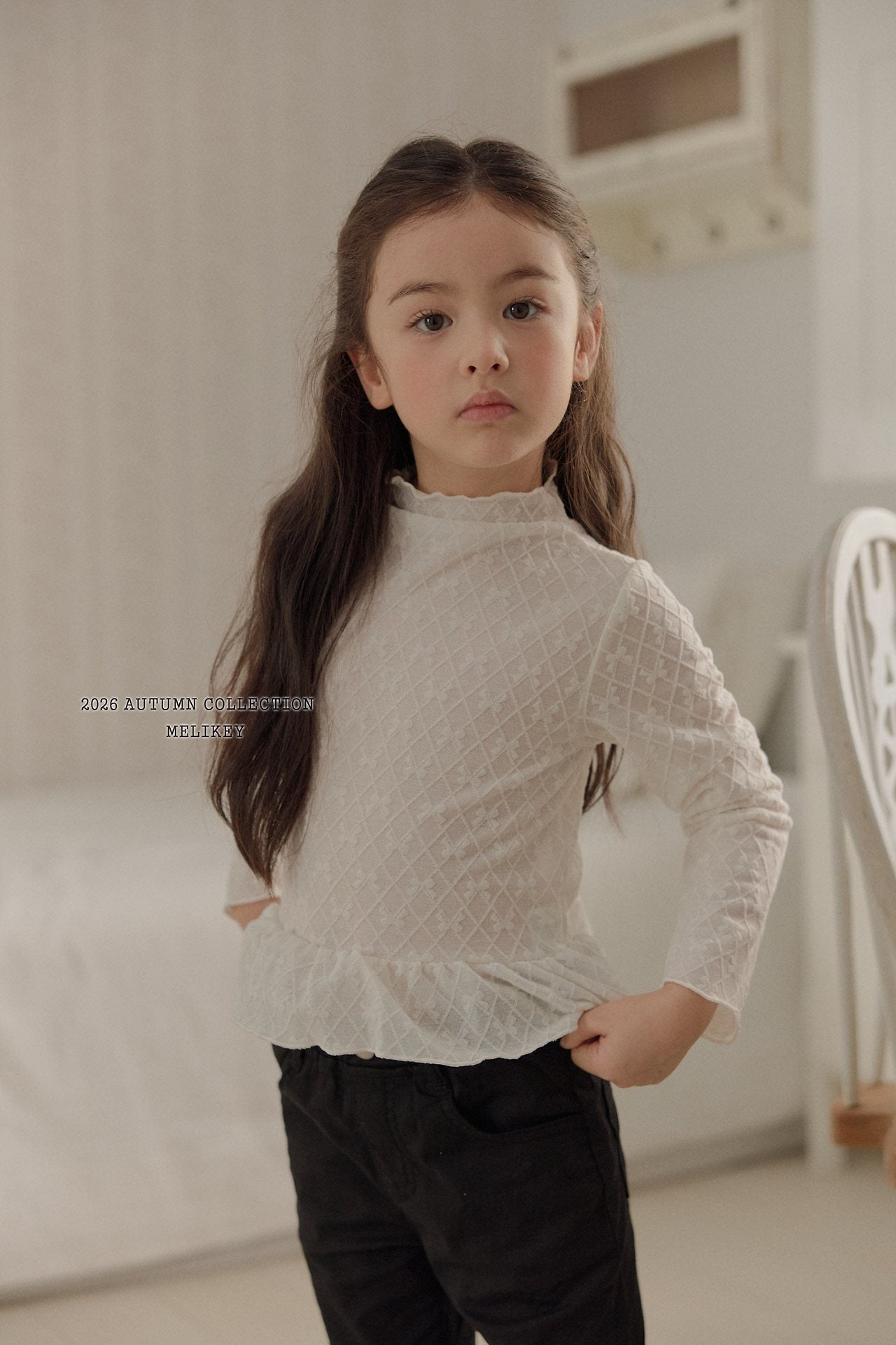 Frill Ribbon Mesh T-Melikey-8