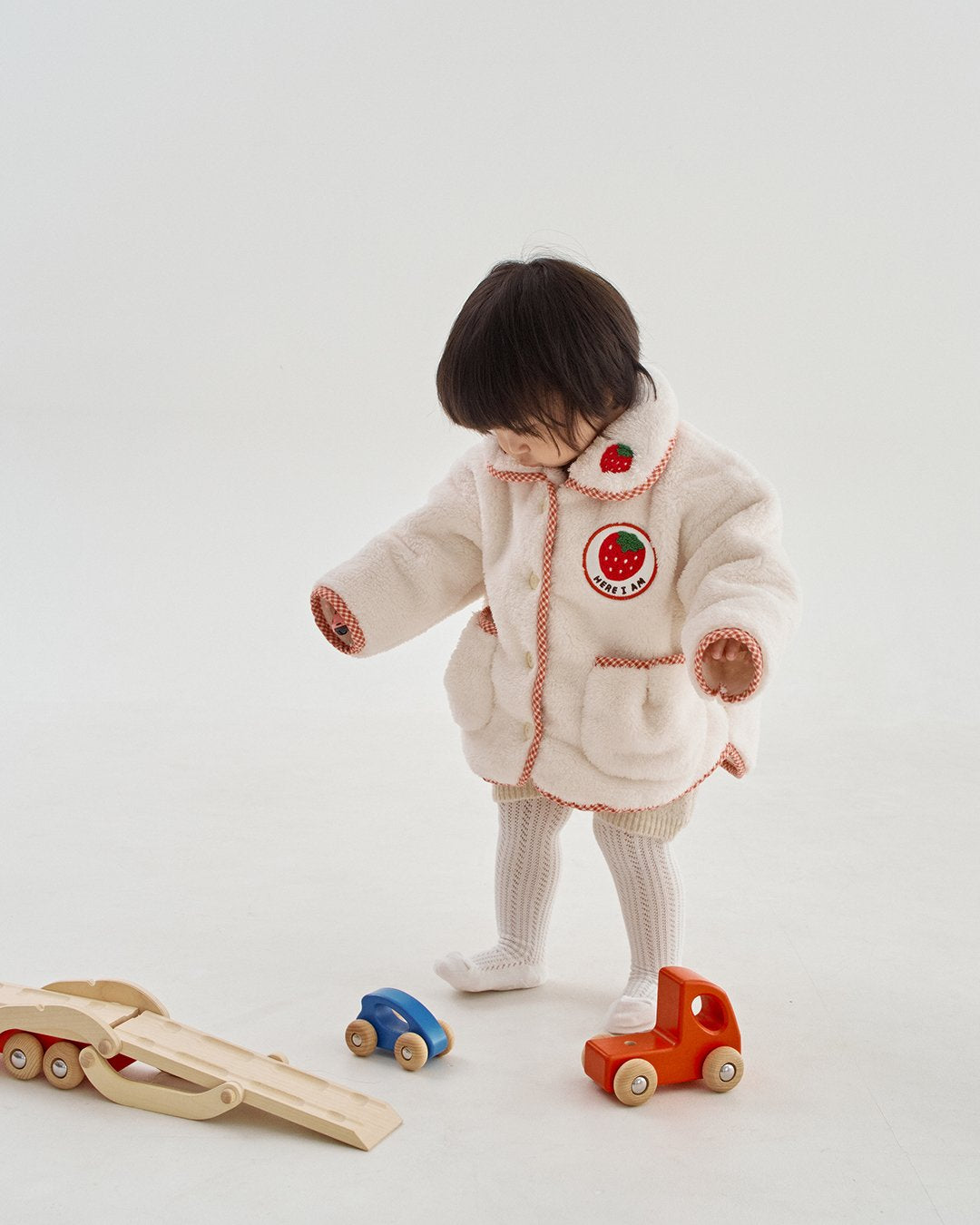 Kinder Strawberry Fleece Jacket-here i am-8