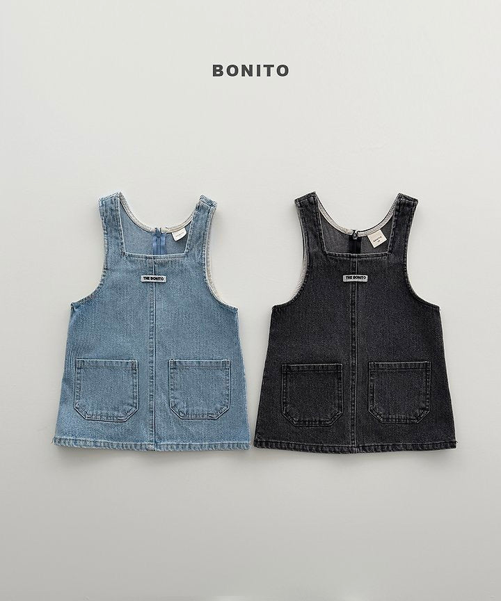 Cord Denim Dress - BONITO - 023