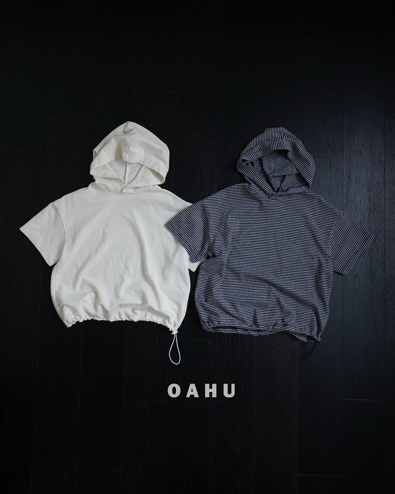 Part Short-Sleeve Hoodie-OAHU-24