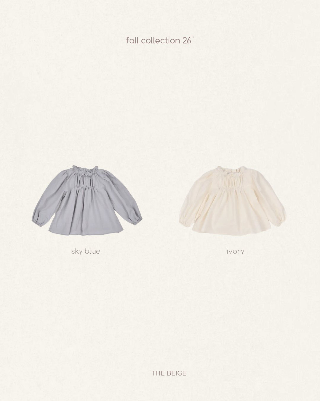 shirred blouse-the-beige-7