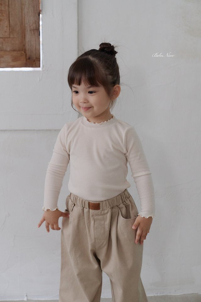 Soft Ruffle Rib Tee-bebenine-52