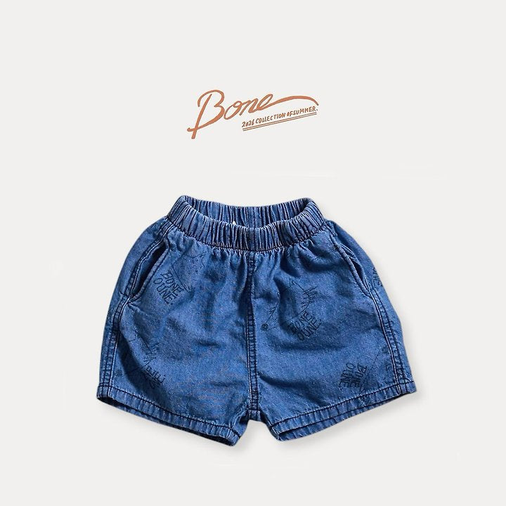 Wolf 3/4 Denim Pants / boneoune -7