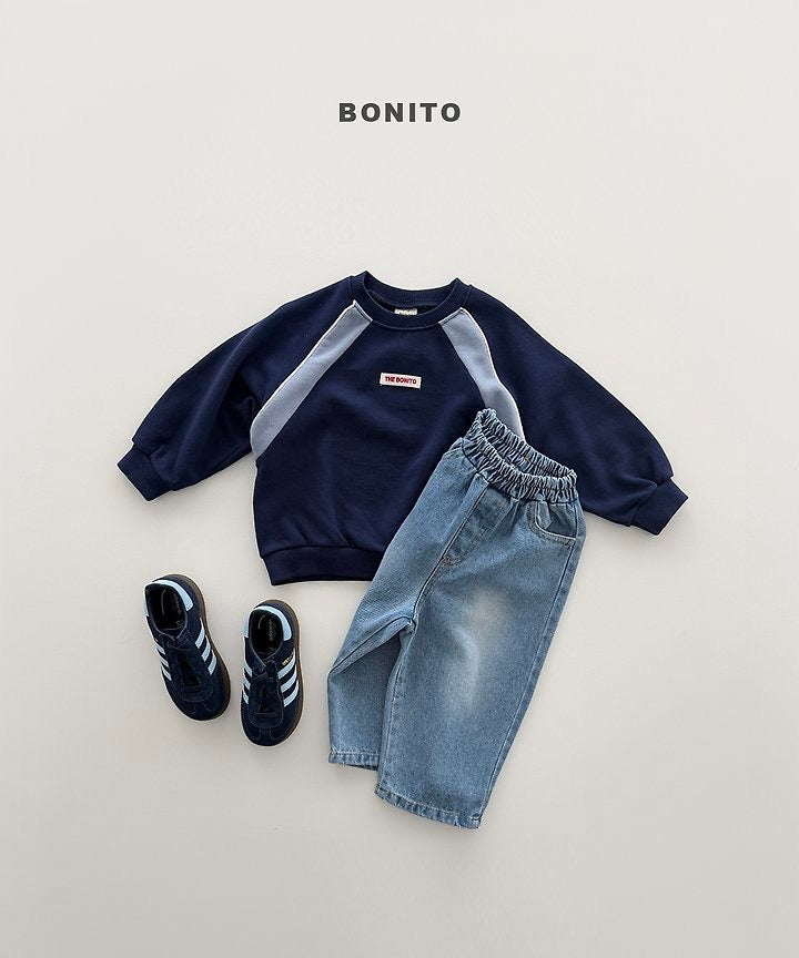 Brush Wash Denim Pants - BONITO - 053