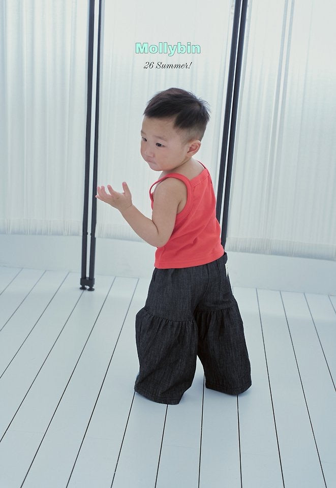 Wide Shirring Pants-mollybin-15