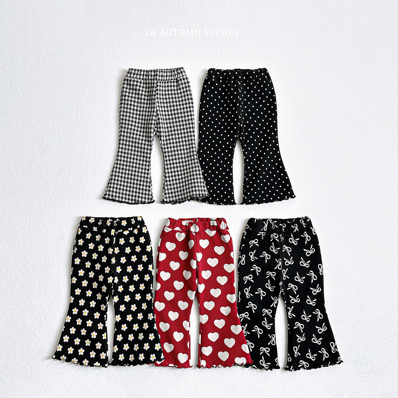 Autumn Pattern Ruffle Pants-vivid-i-27