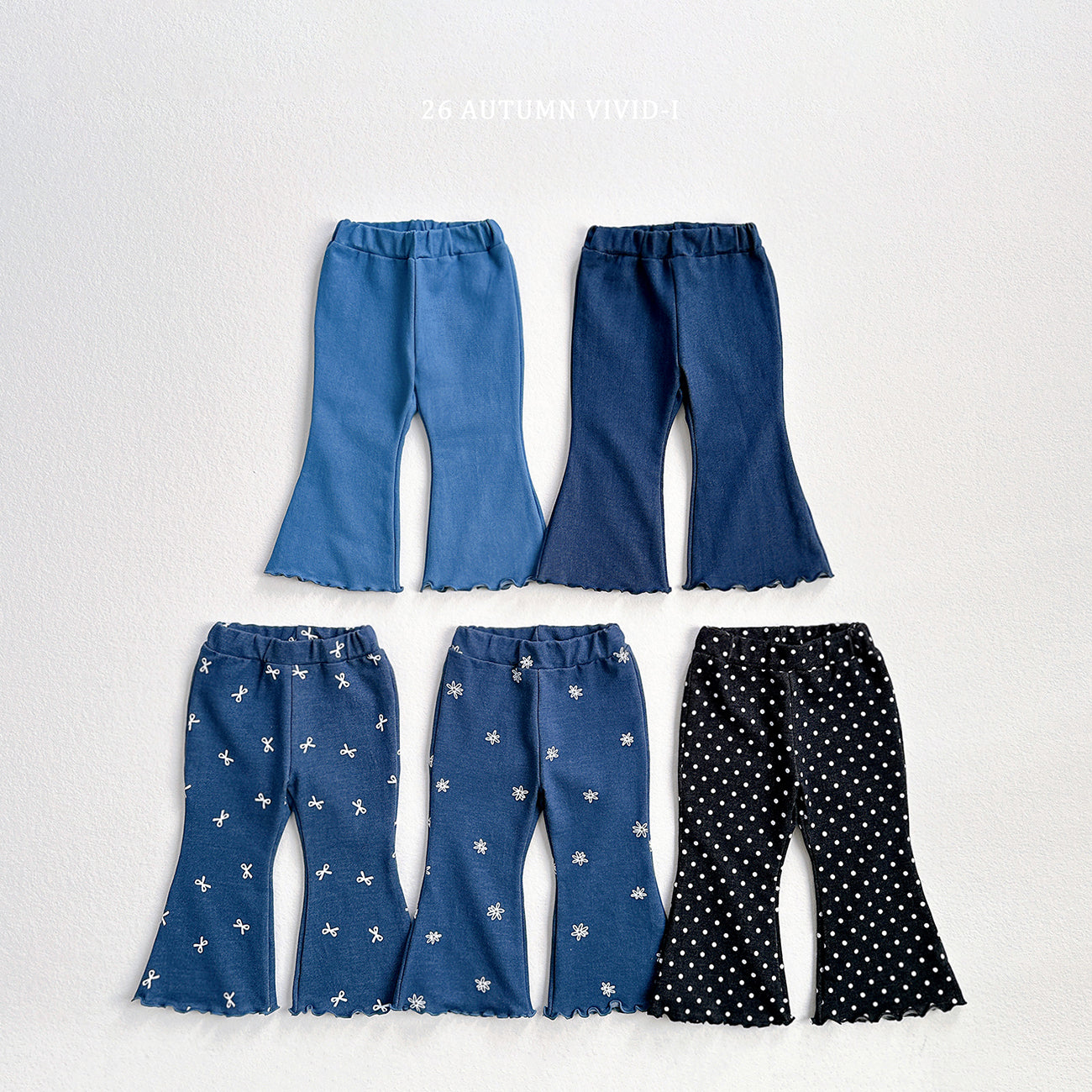 Soft Denim Flare Pants-vivid-i-29