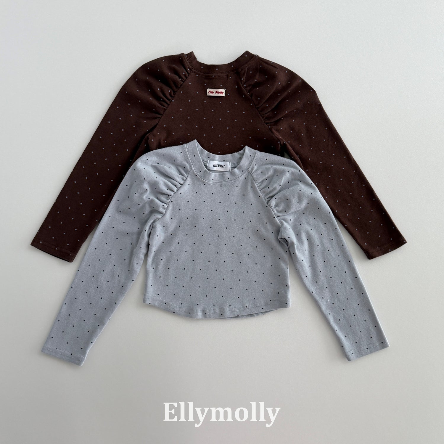 Giselle Dot Shirring Tee-ellymolly-48