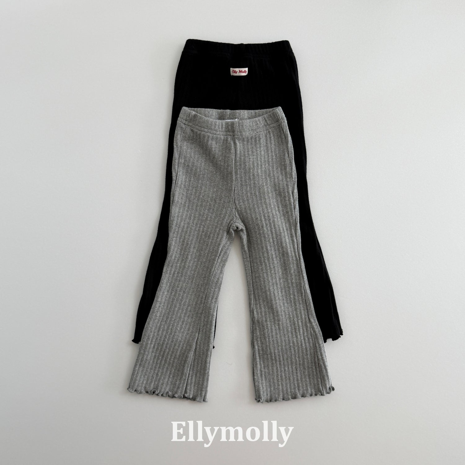 Ribbed Bootcut Pants-ellymolly-40