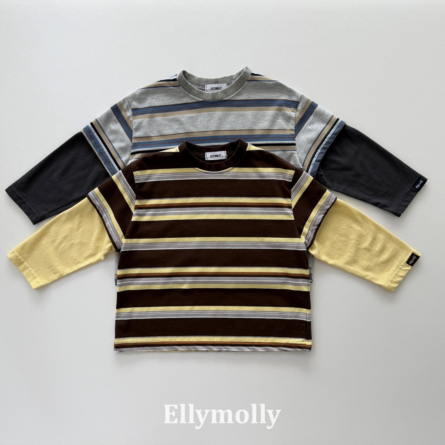 Campus Color-block T-Elly Molly-17