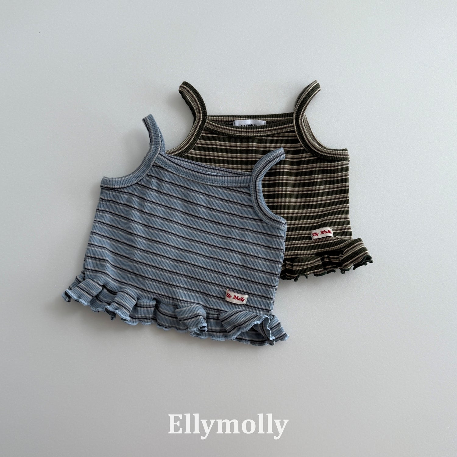 Shadow Frill Sleeveless Top-ellymolly-35