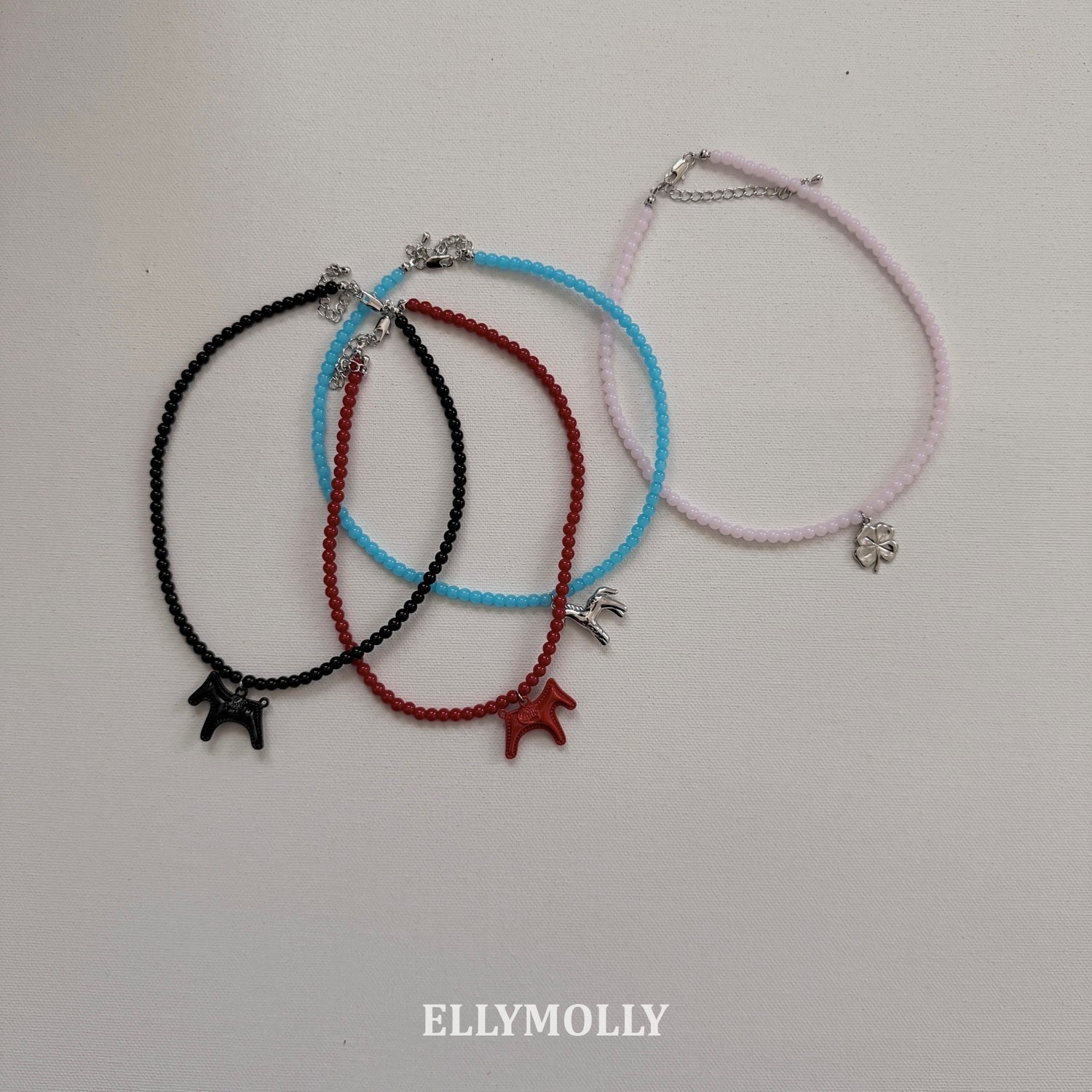 Horse Bead Necklace-ellymolly-79