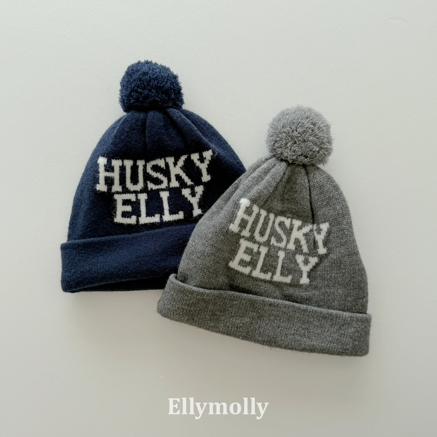 Husky Pom-Pom Beanie-ellymolly-90