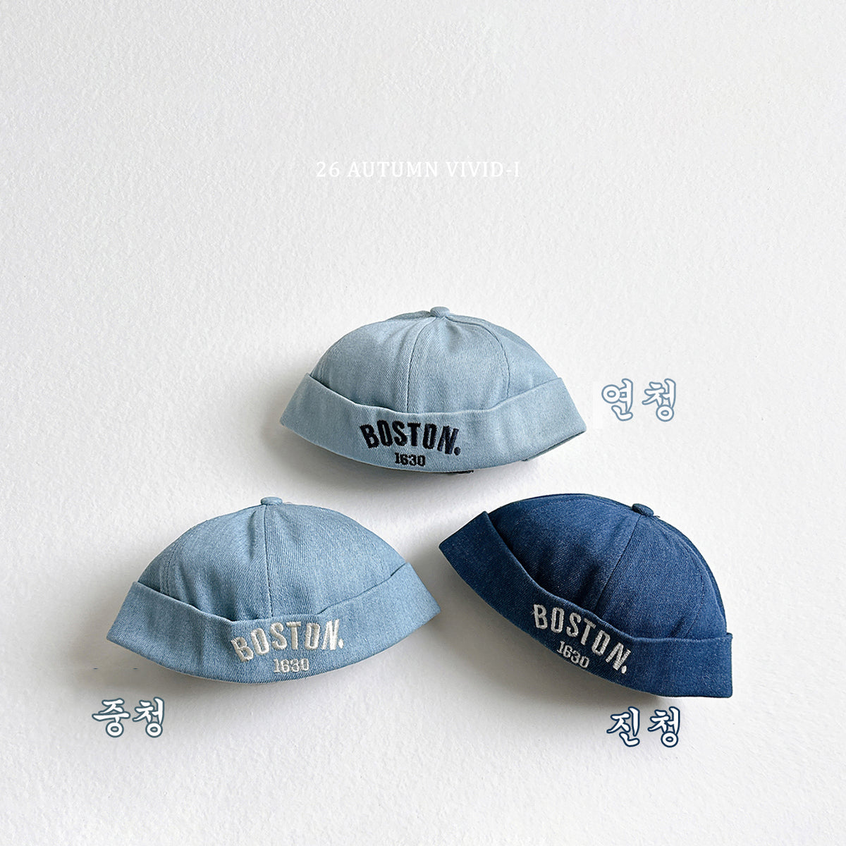 Denim Docker Cap-vivid-i-100