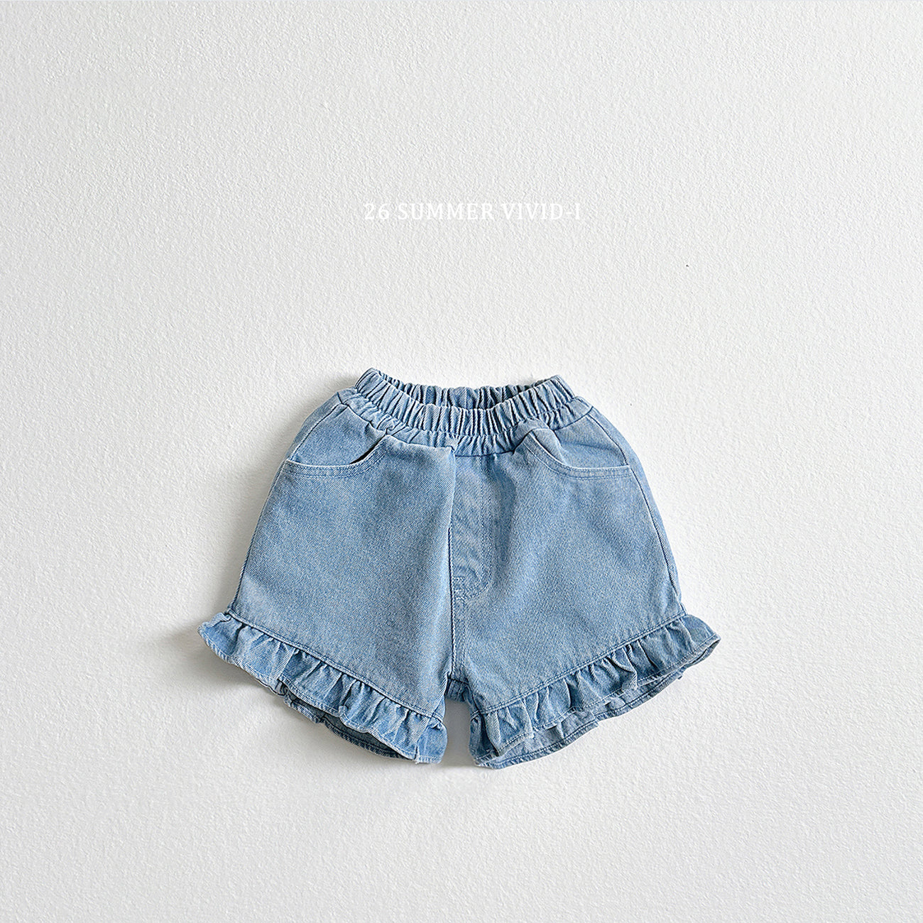 frill denim shorts-vivid-i-12