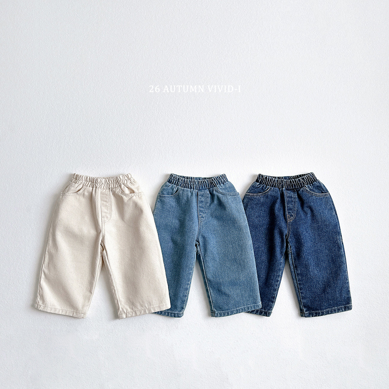 Panelled Denim Pants-vivid-i-19
