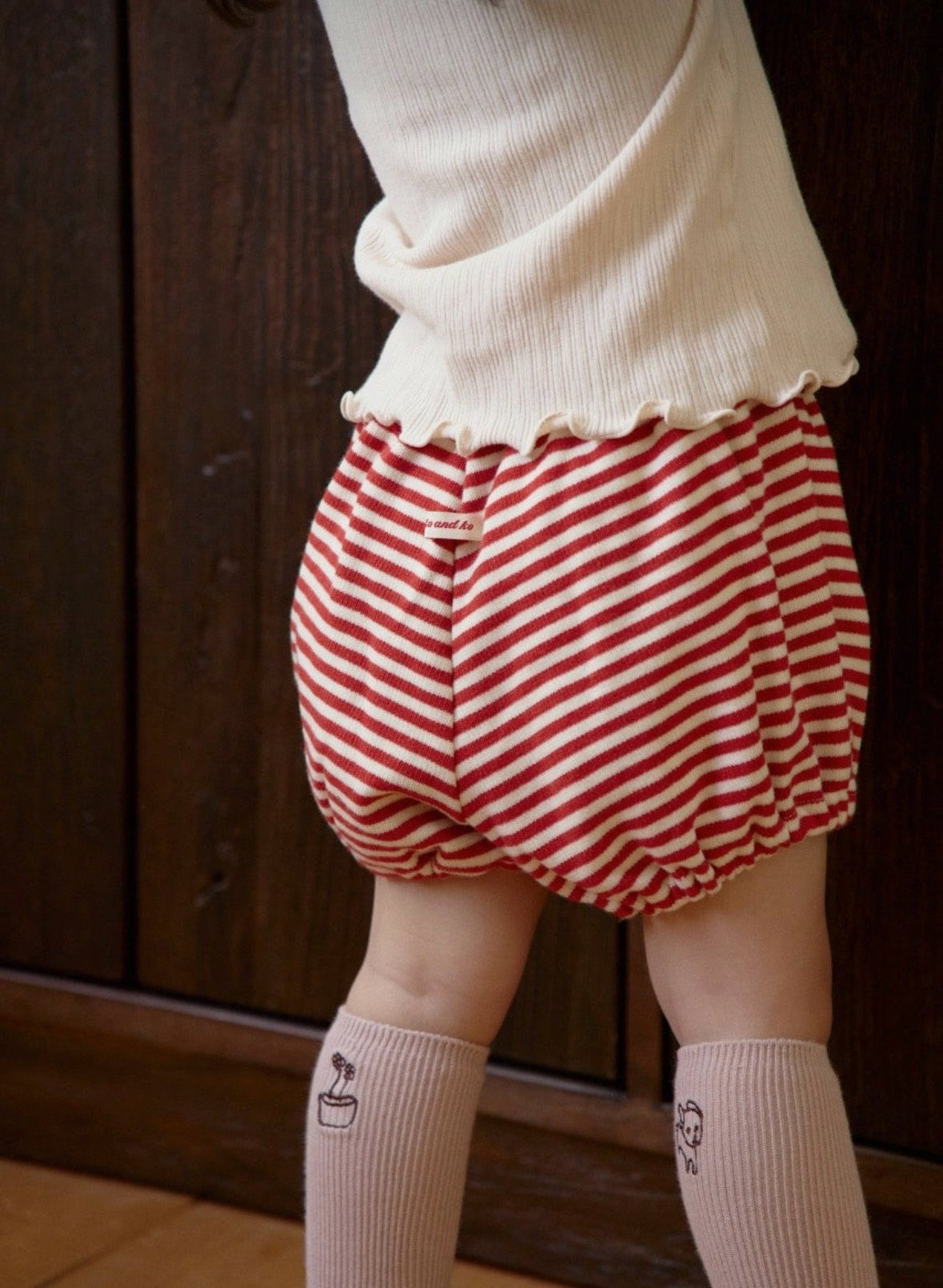 Striped Short Bloomers-ko and ko-12
