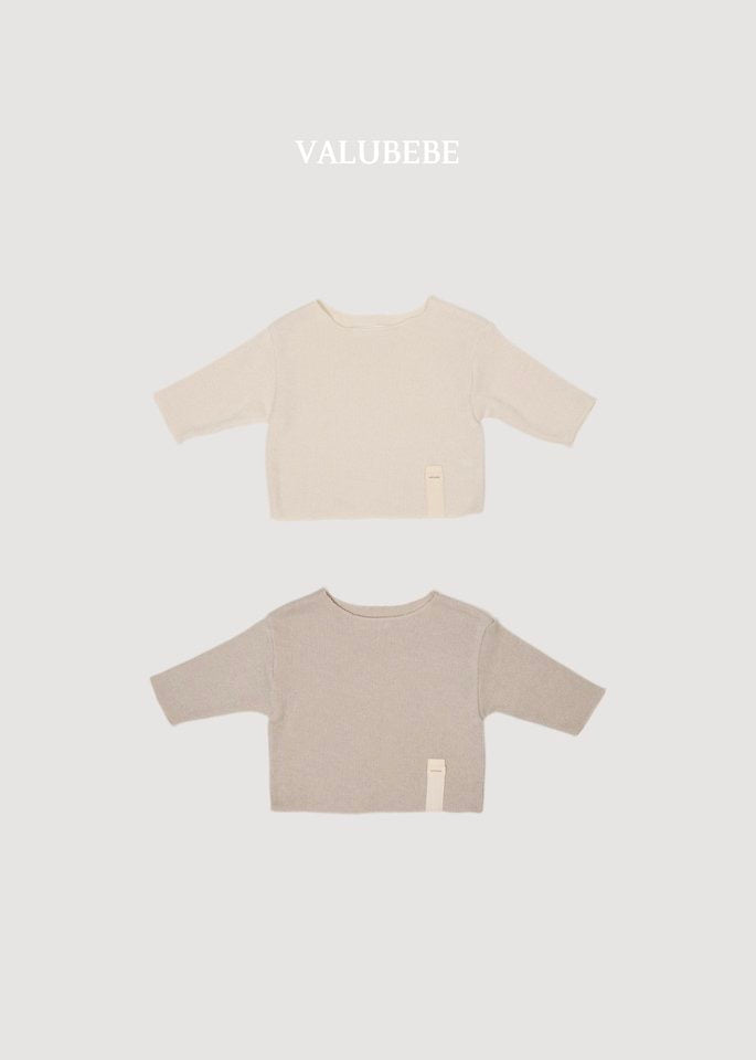 Boat Neck Knit Top - valubebe - 057