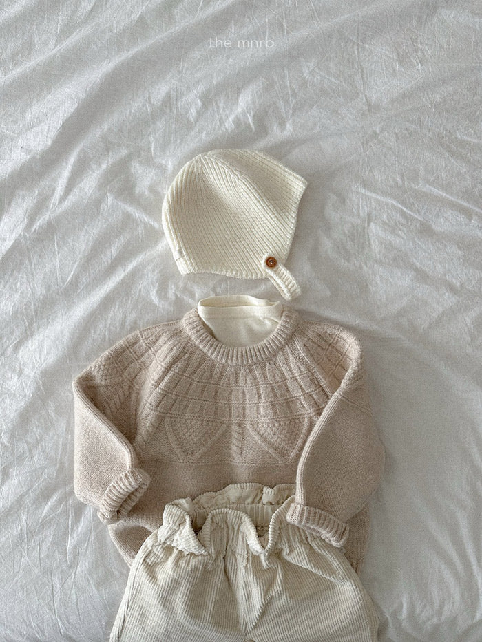 ｜即納｜Cable Knit Sweater - minirobe