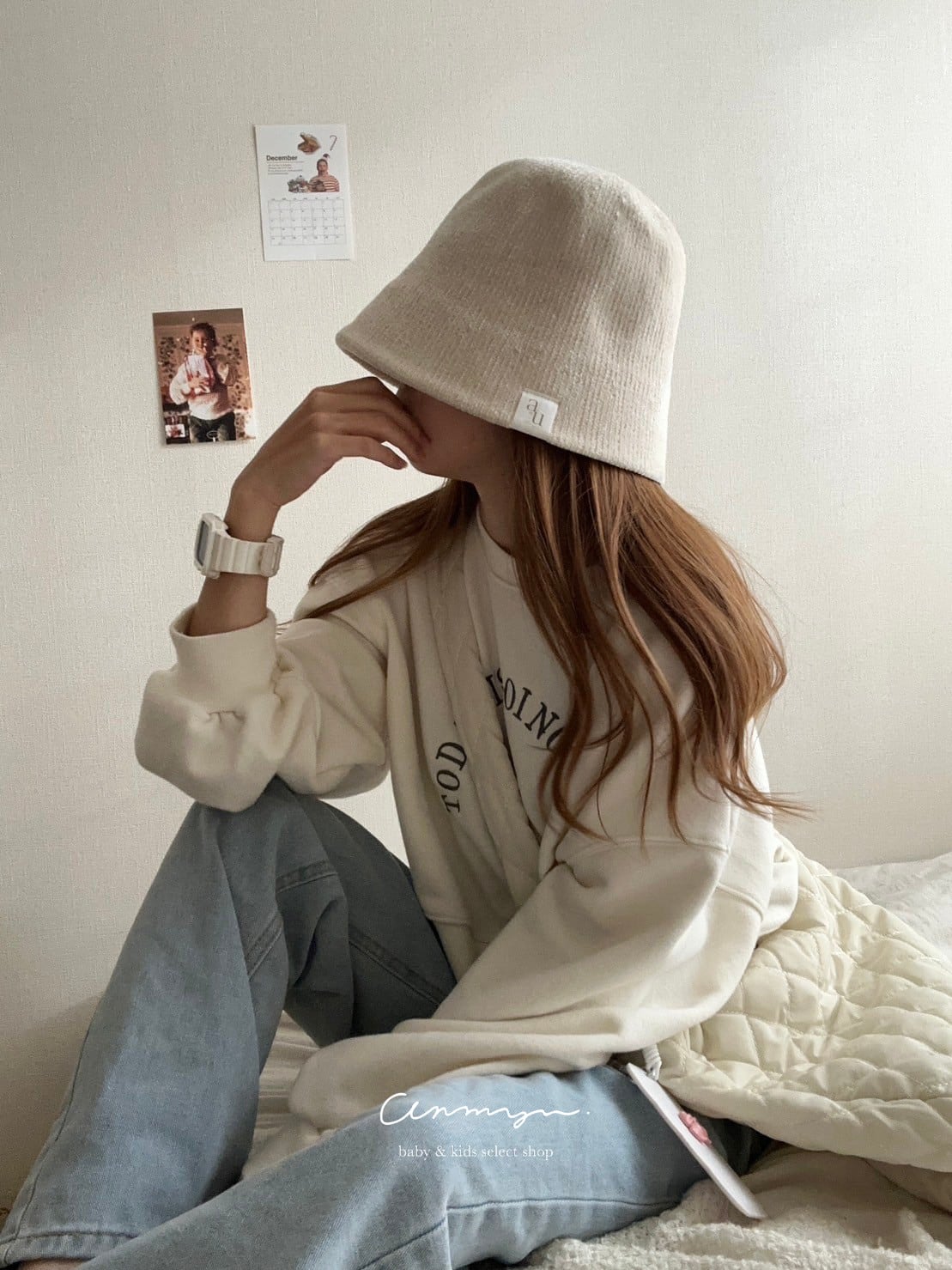 ｜即納｜ladies：bucket hat by anmyu