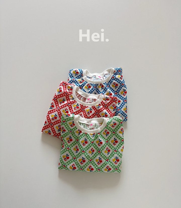 Fruit Print T-shirt-Hei-18