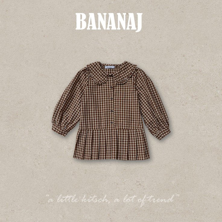 Lisa Pleated Dress-banana.j-007