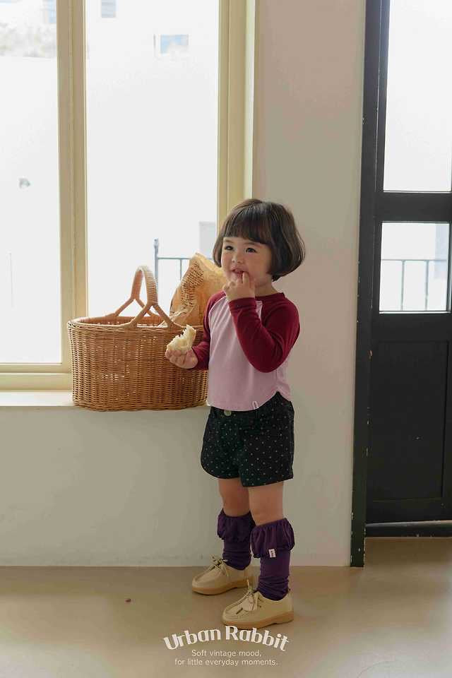 Polka Dot Denim Shorts-urban rabit-9