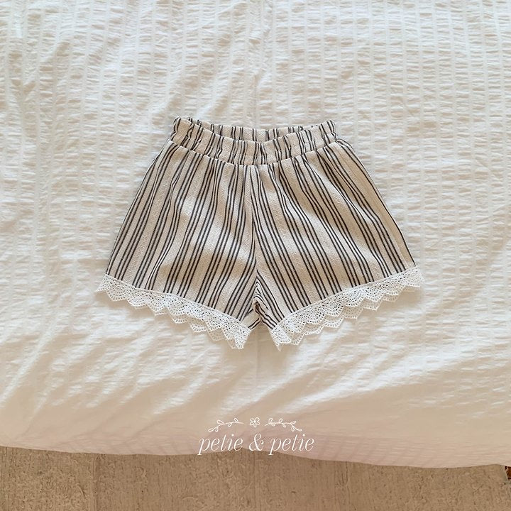 Pie Stripe Pants - petit & petit - 34