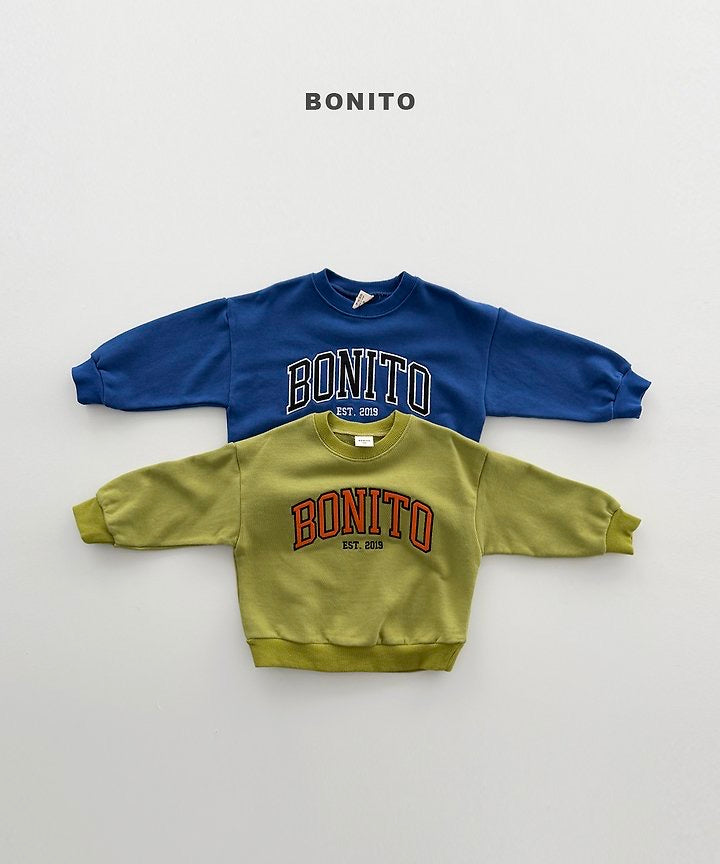 BONITO Patch Embroidery Sweatshirt - BONITO - 031