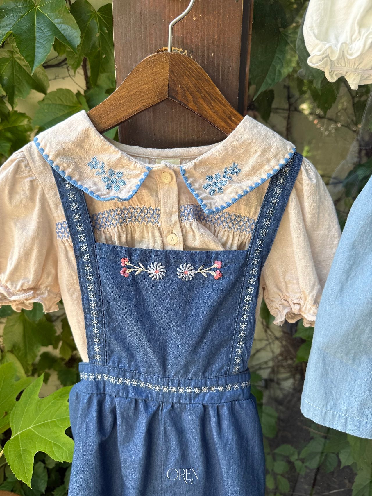 Serenne Smock Blouse-OREN-4-17
