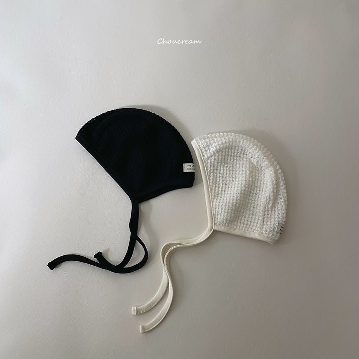 Waffle Knit Bonnet-choucream-19