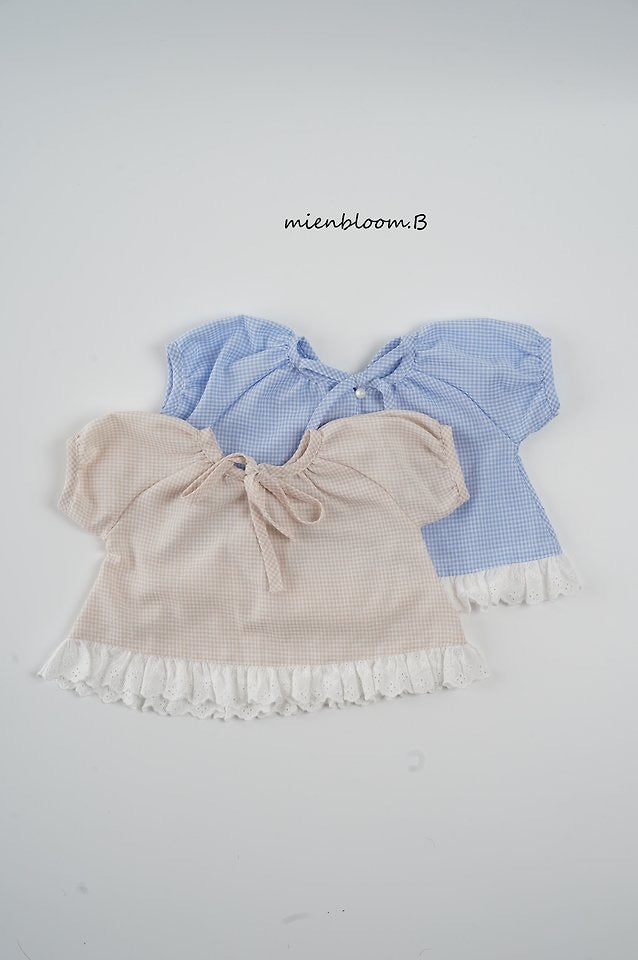 pure check blouse-mienbloom.B-33