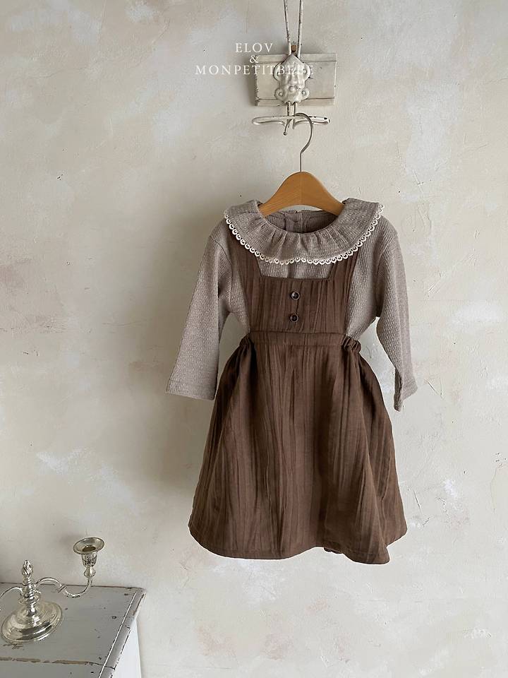 Pleated Apron Dress  - EVOL&MONPETITBEBE - 16