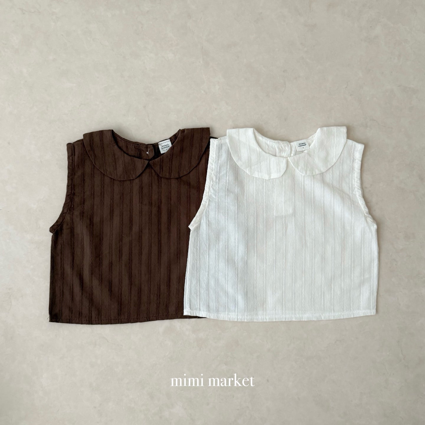 Sleeveless Collar Blouse-mimimarket-2-2
