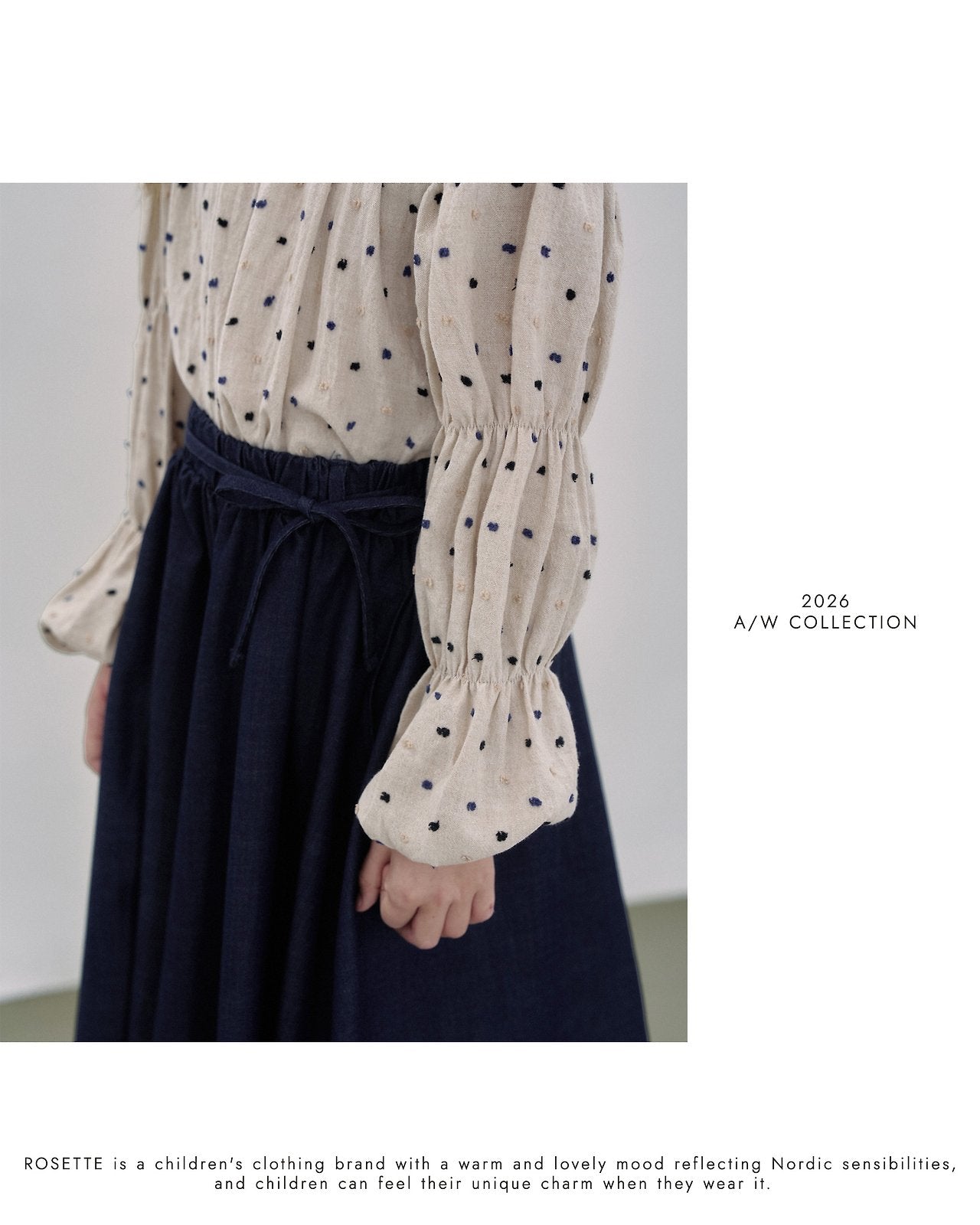 Dot Puff Blouse-rosette-10