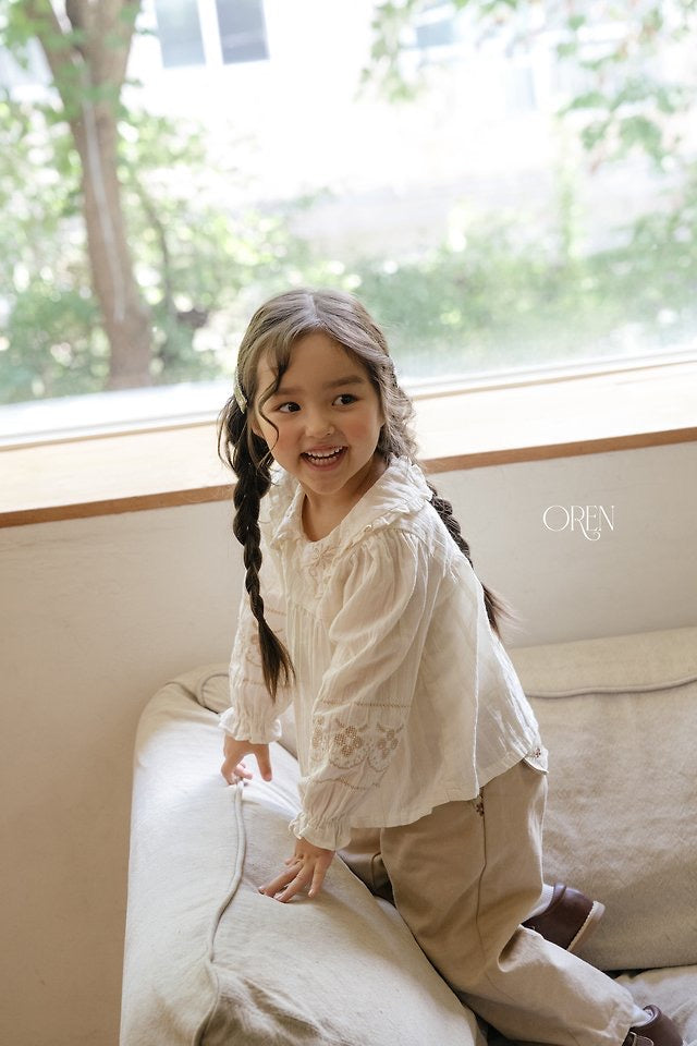 Honey Beige Blouse-OREN-8