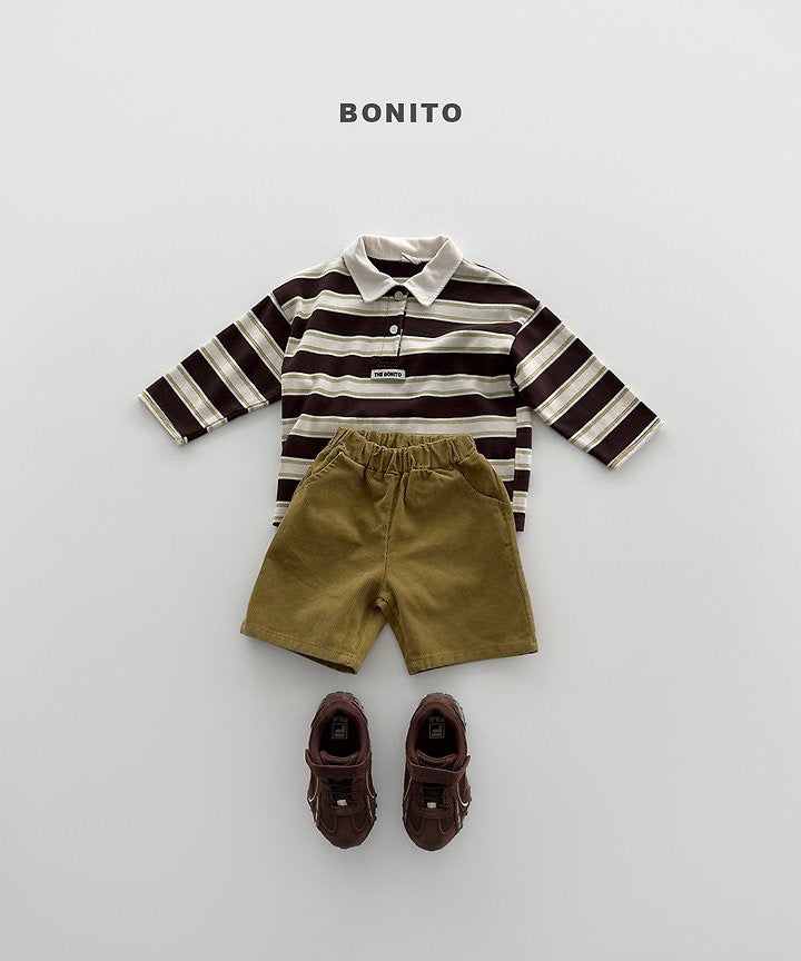 Stripe Polo Shirt - BONITO - 035