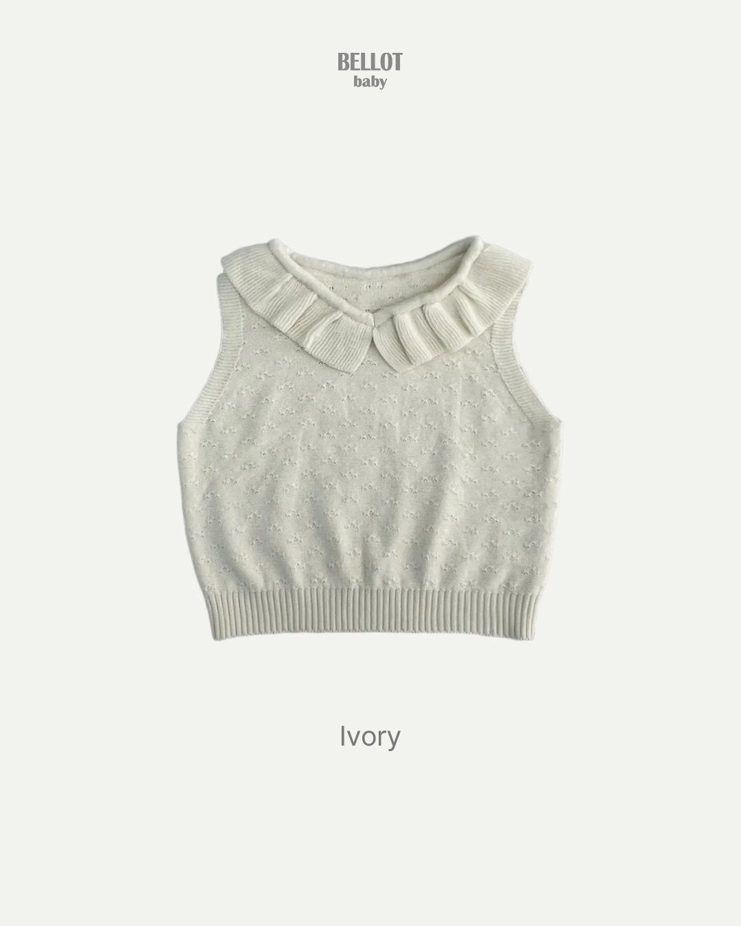 bebe)Rosy Frill Sleeveless-BELLOT-23