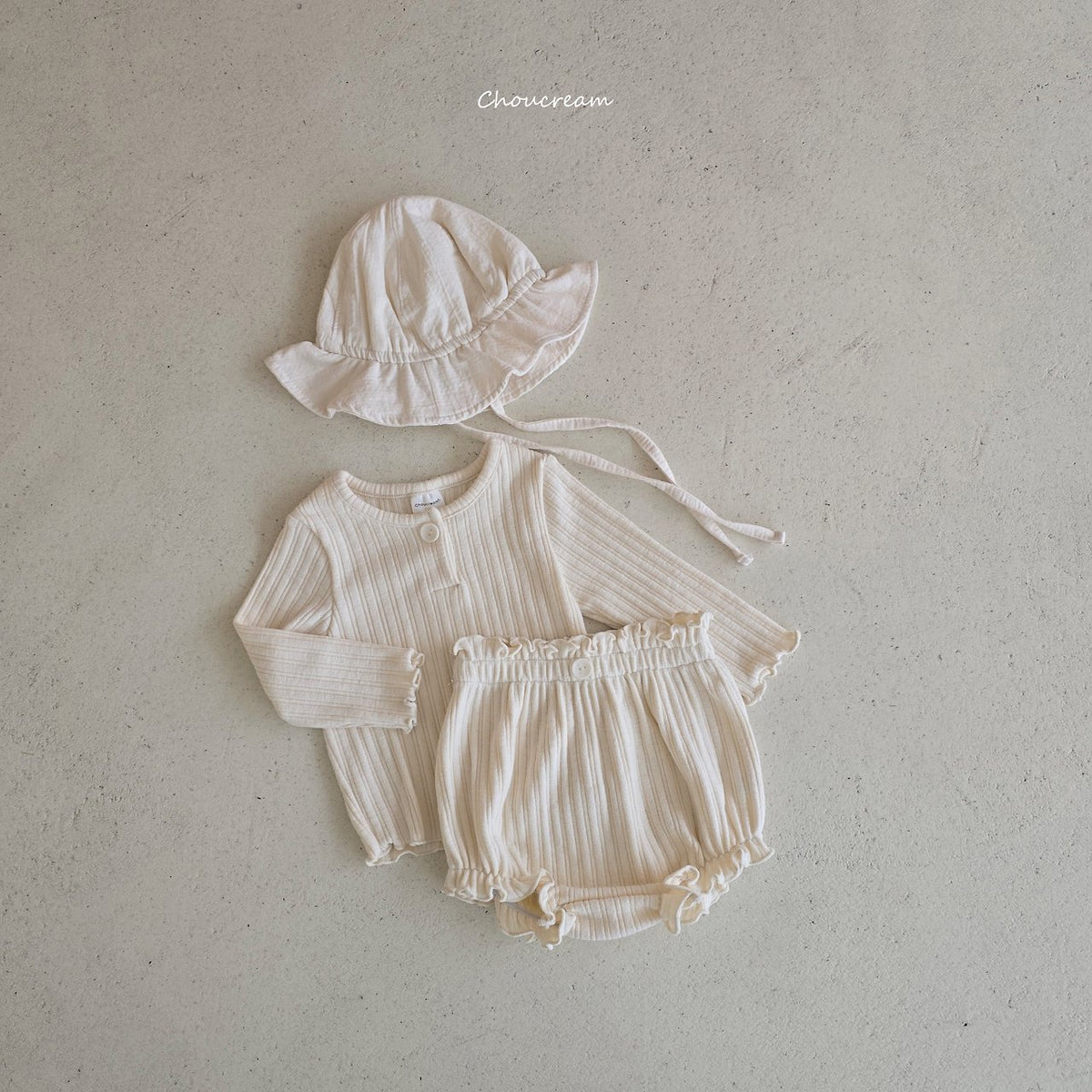 Duri Ribbed Set-CHOUCREAM-21