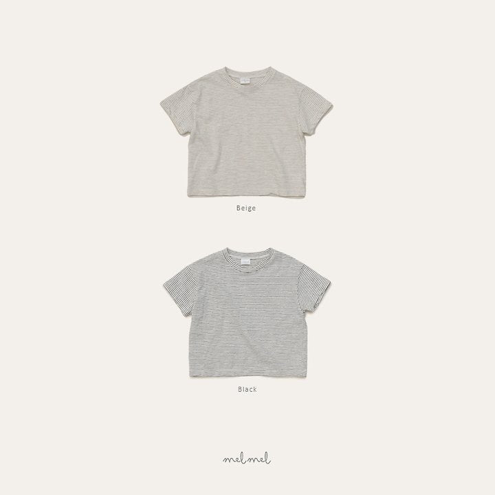 Stripe Half T-melmel-19